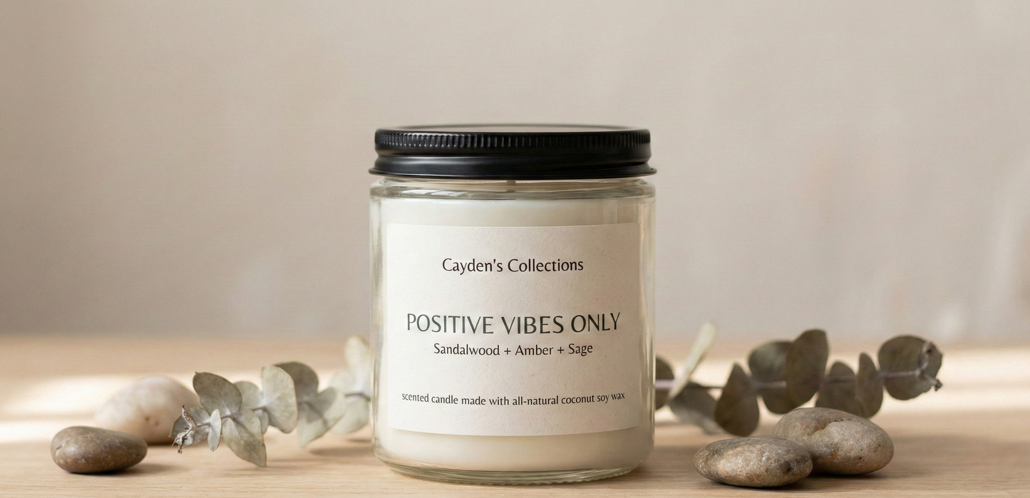 Positive Vibes Only Candles