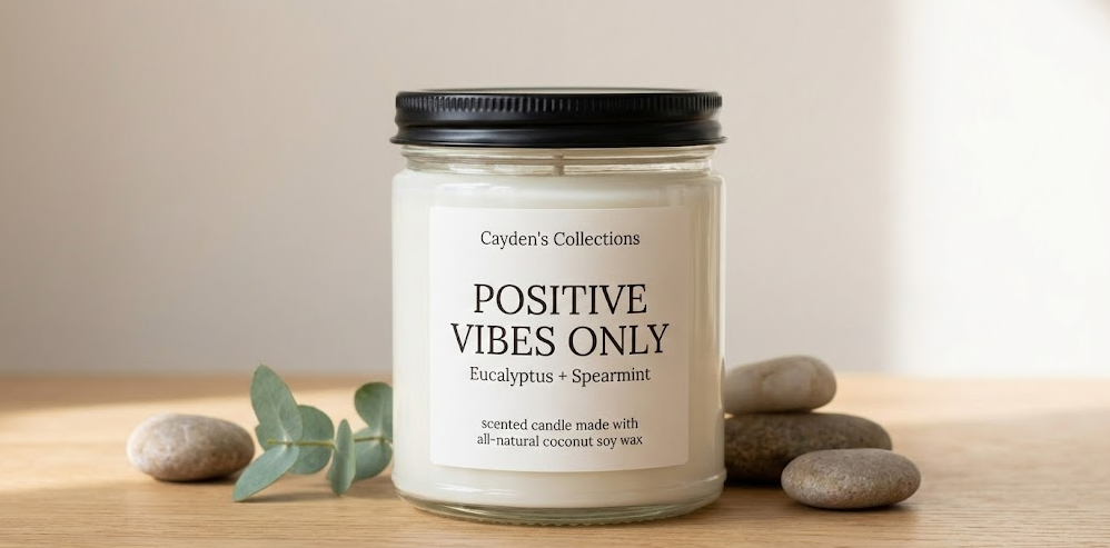 Positive Vibes Only Candles