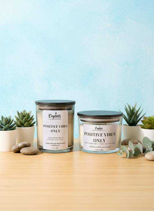 Positive Vibes Only Candle