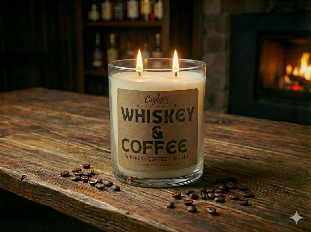 Whiskey & Coffee Candles
